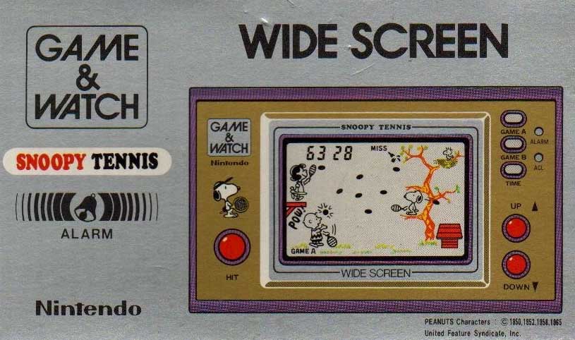 Snoopy Tennis: Nintendo Game And Watch