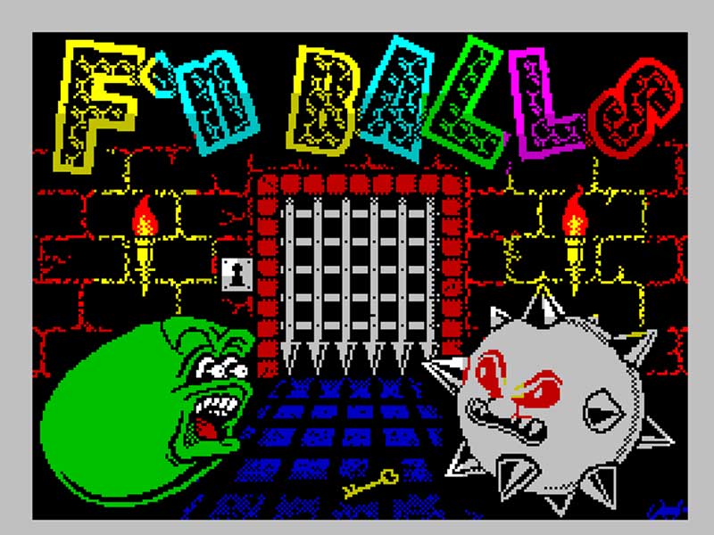 F´n Balls: ZX Spectrum Game by Andy Dansby