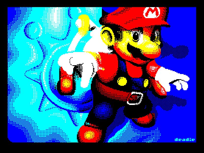 Super Mario Bros 128K. Flipa con tu Spectrum