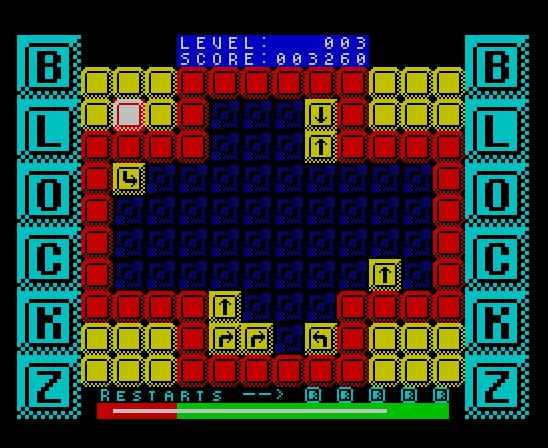 BLOCKZ: Nuevo juego de Puzzles para Spectrum